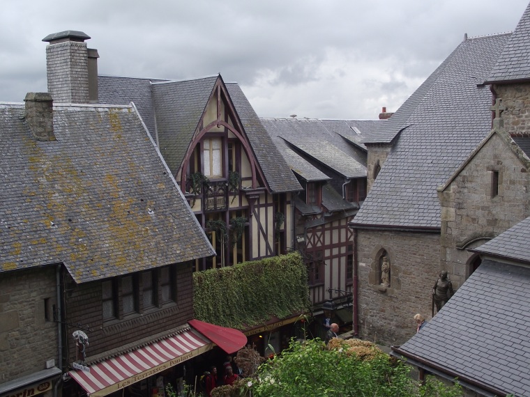 Rooftops of Mont St Michel